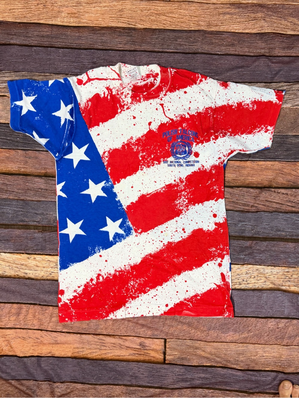 Vintage 1992 Polish Falcons of America USA Crewneck Tshirt
